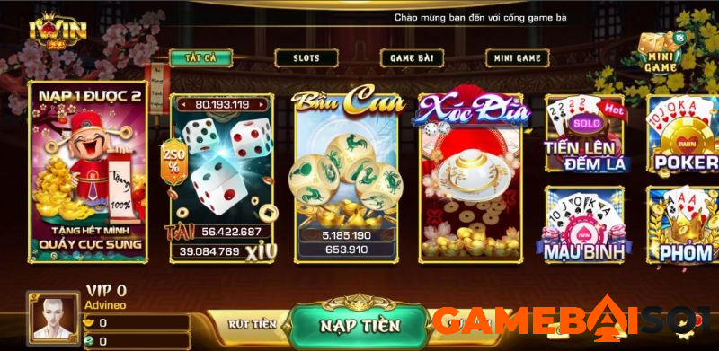 Cổng game uy tín Iwin